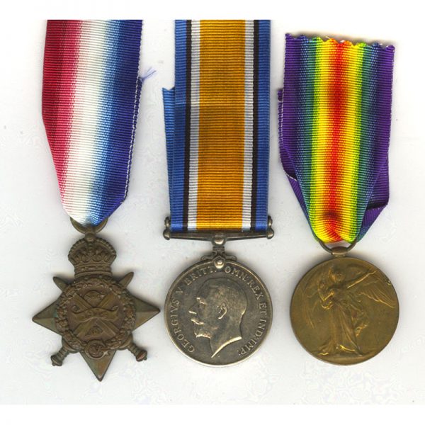1914 Star, British War and Victory Medals
